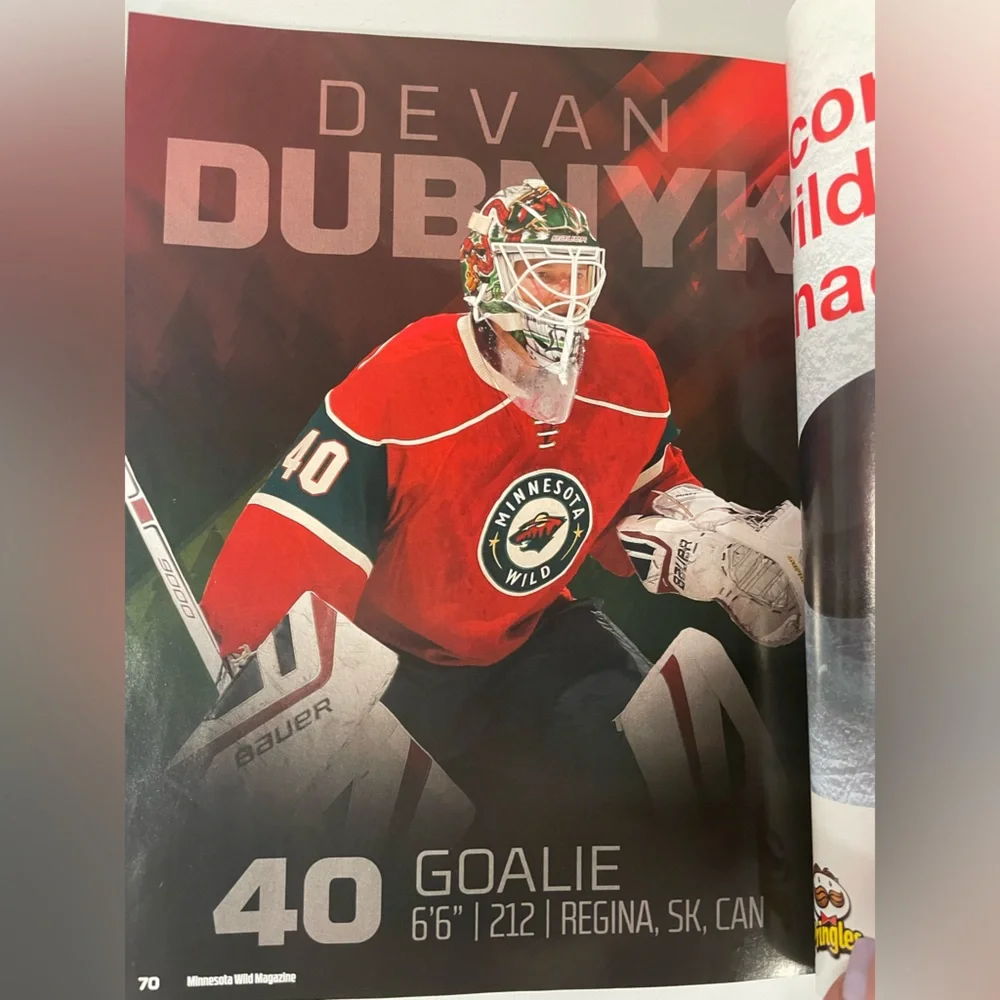 Minnesota Wild Hockey Magazine November 2015, Vol 2, Issue 2, MN NHL Collectible